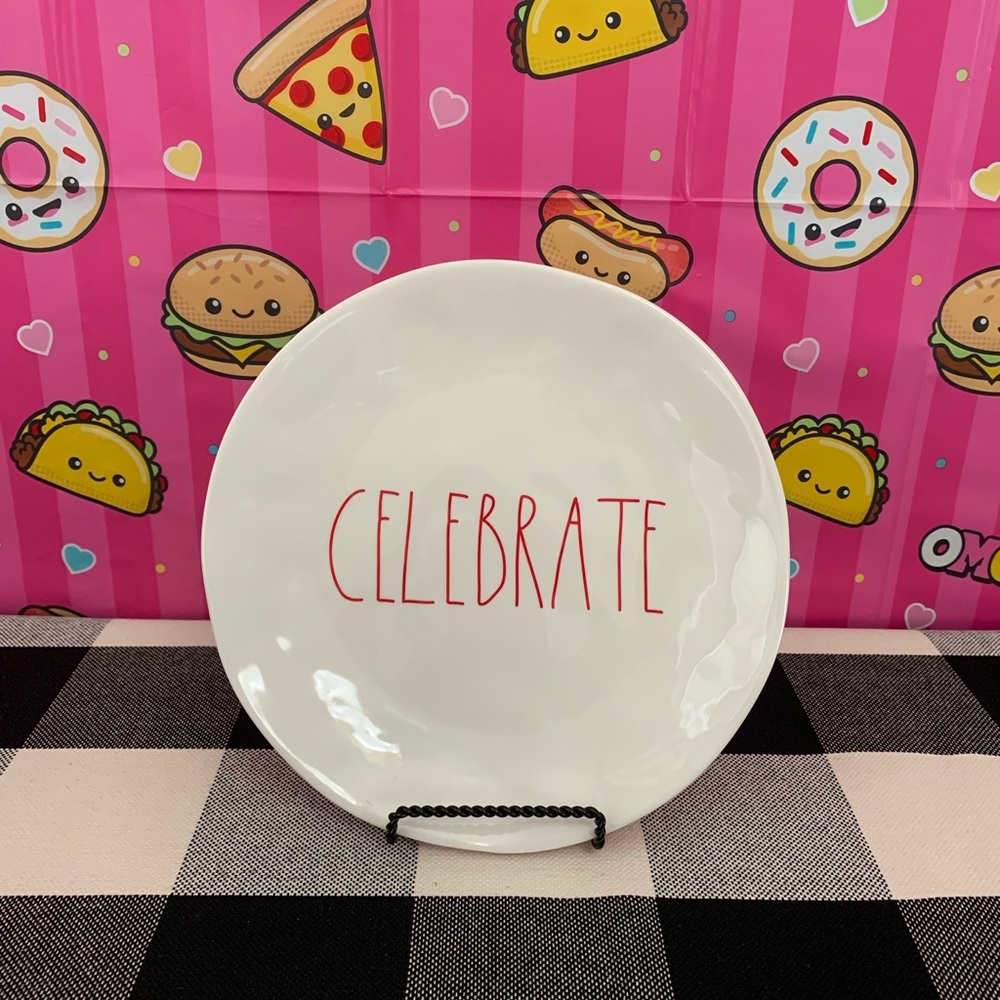 Rae Dunn CELEBRATE plate